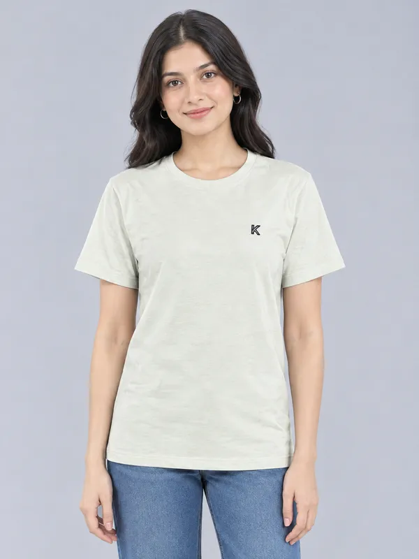 Off_White_Regular_Fit_T_Shirt_For_Women