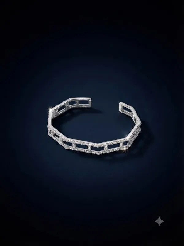 Silver_Sterling_Silver_925_Rhinestone_Cuff_Bracelet_For_Women