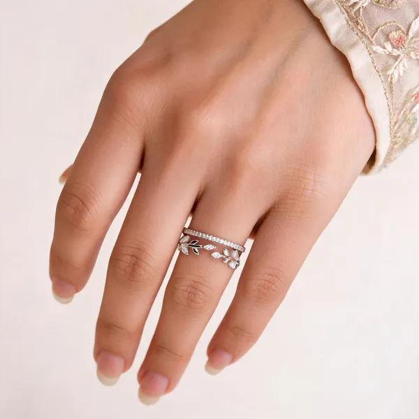 Silver_925_Sterling_Silver_Bow_Design_Ring_For_Women