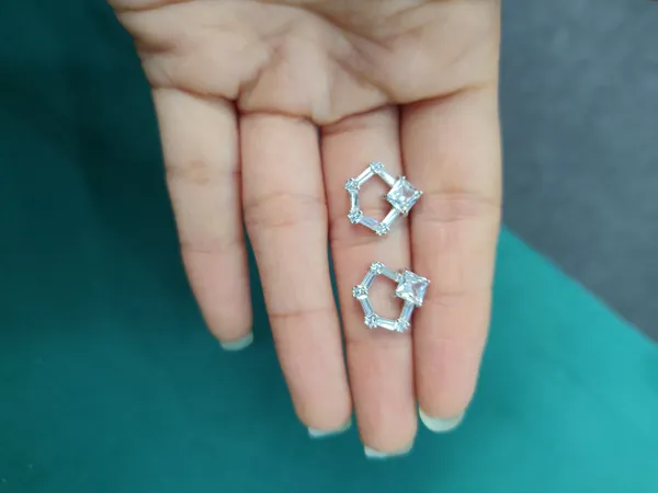 Silver_925_Sterling_Silver_Geometric_Crystal_Earrings_For_Women