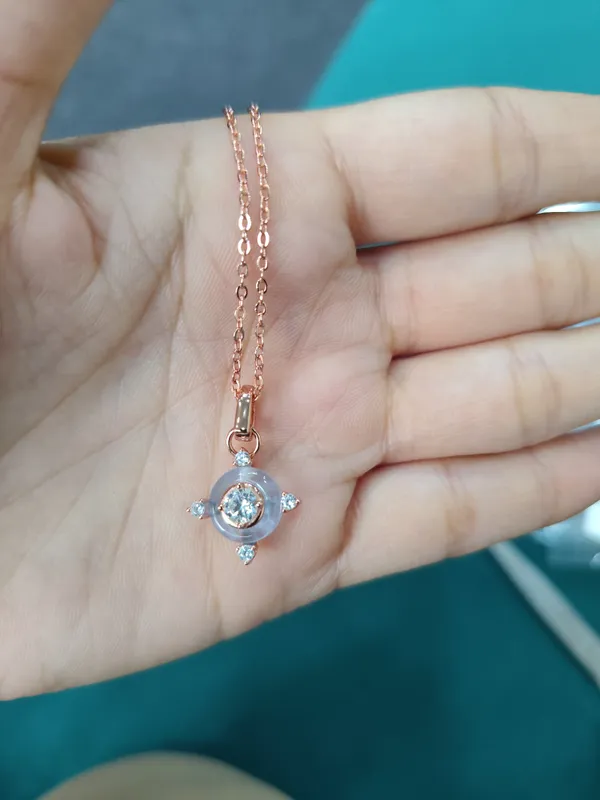 Rose_Gold_925_Sterling_Silver_Crystal_Pendant_Necklace_For_Women