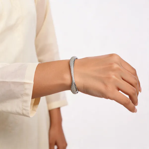 Silver_925_Sterling_Silver_Embellished_Bangle_For_Women