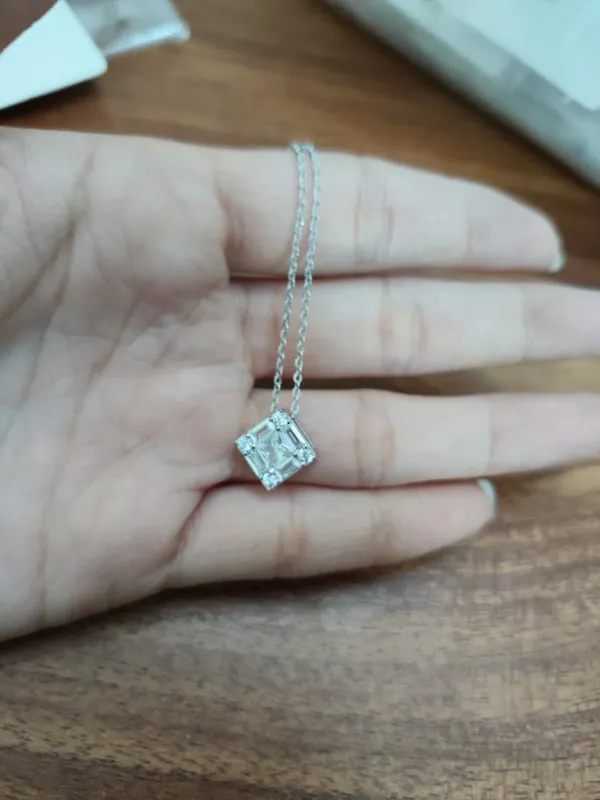 Silver_925_Sterling_Silver_Square_Pendant_Necklace_For_Women