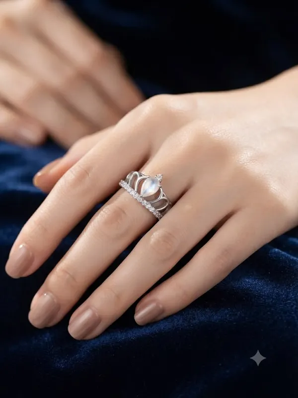 Silver_925_Sterling_Silver_Crown_Design_Ring_For_Women