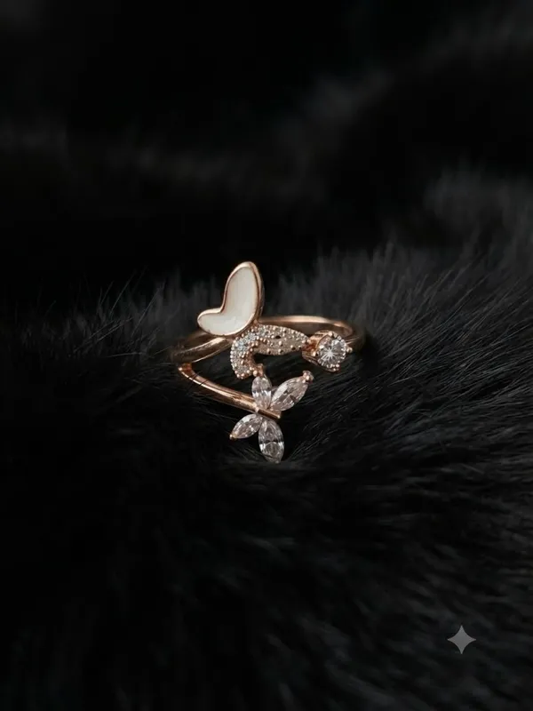 Rose_Gold_925_Sterling_Silver_Bow_Design_Ring_For_Women