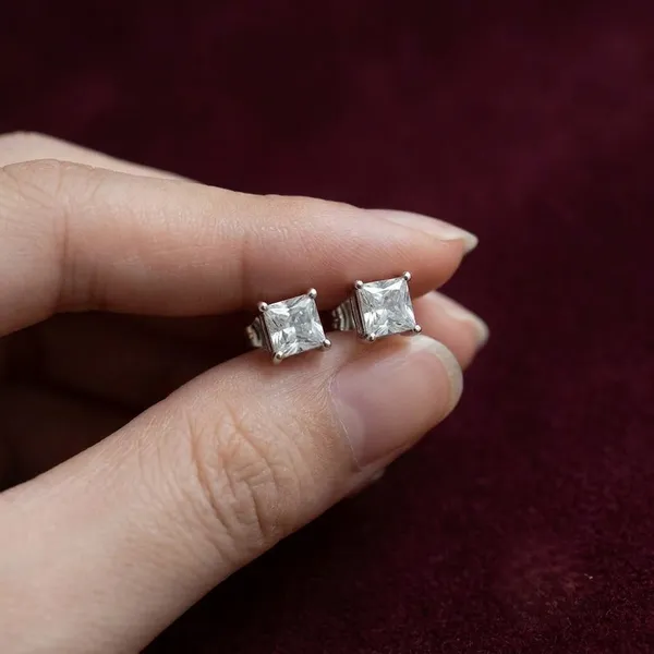 Silver_Sterling_Silver_925_Square_Stud_Earrings_For_Women
