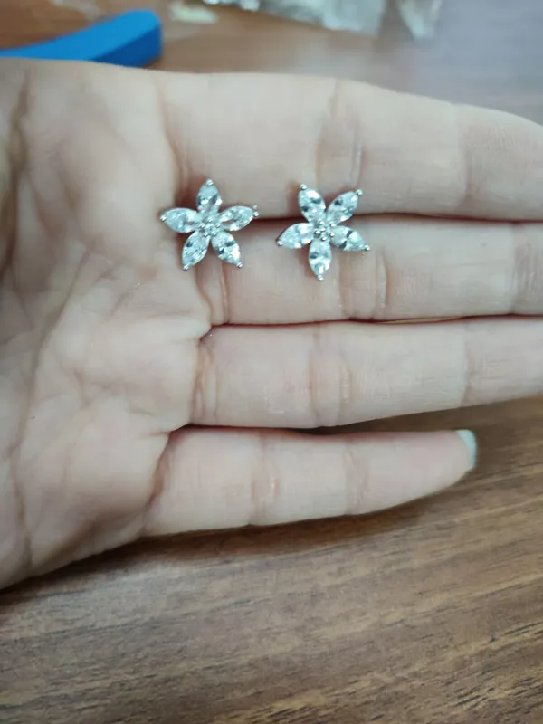 Silver_Sterling_Silver_925_Floral_Stud_Earrings_For_Women