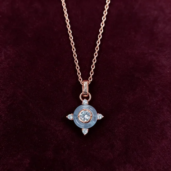 Rose_Gold_925_Sterling_Silver_Crystal_Pendant_Necklace_For_Women