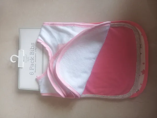 Pink_Printed_Bibs_Pack_Of_6_for_Babies