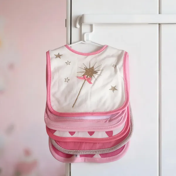 Pink_Reversible_Bib_Set_for_Babies