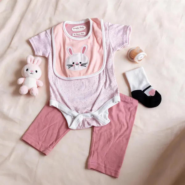 Pink_Printed_4-Piece_Baby_Clothing_Set_for_Babies