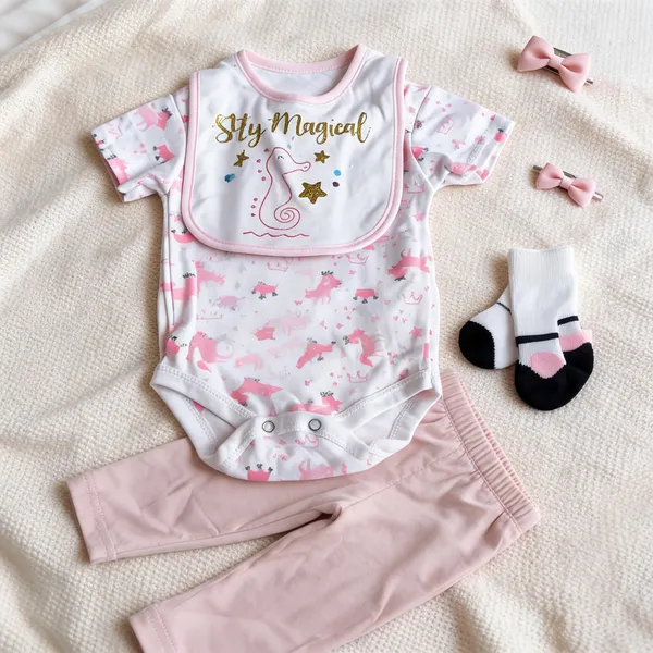 Pink_Printed_4_Piece_Baby_Clothing_Set_for_Girls