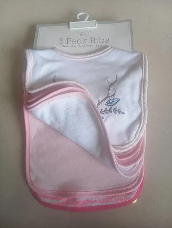 Pink_Reversible_2-Ply_Baby_Bib_6-Pack_for_Infants