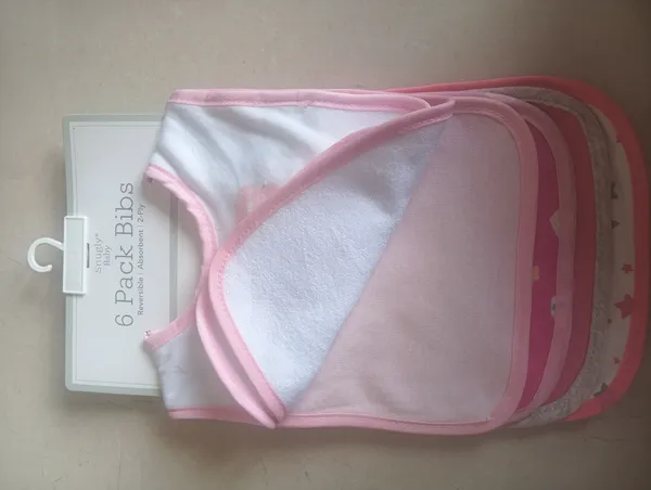 Pink_Printed_Bibs_Pack_Of_6_for_Babies