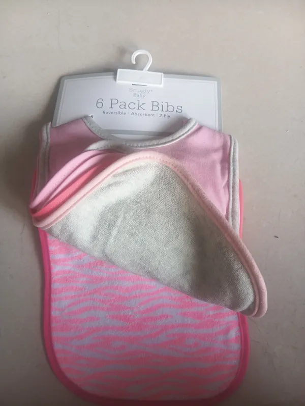Pink_Reversible_2-Ply_Baby_Bibs_for_Infants