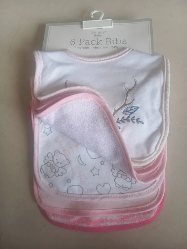 Pink_Reversible_2-Ply_Baby_Bib_6-Pack_for_Infants