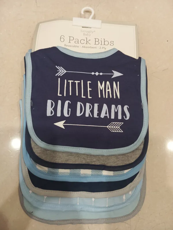 Navy_Reversible_Absorbent_Baby_Bib_Set_for_Infants