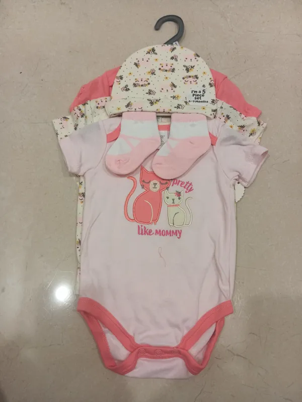 Pink_Printed_Baby_Bodysuit_Set_for_Girls