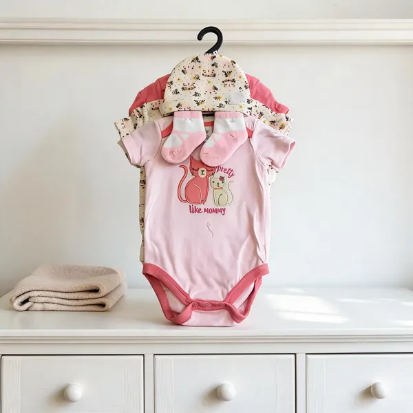 Pink_Printed_Baby_Bodysuit_Set_for_Girls