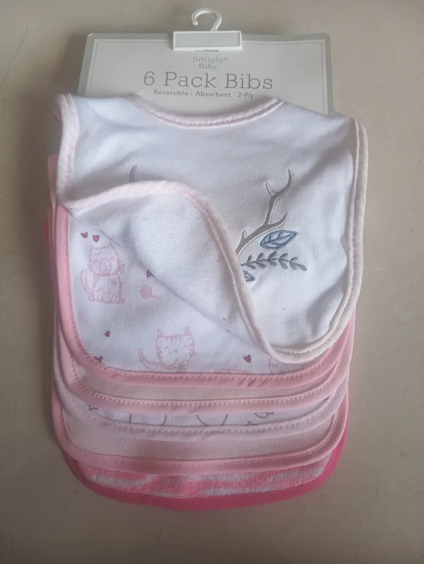 Pink_Reversible_2-Ply_Baby_Bib_6-Pack_for_Infants