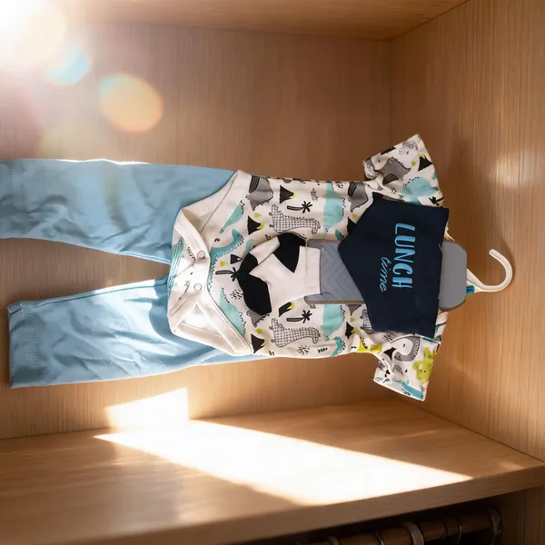 Printed_Shirt_And_Blue_Pants_Set_for_Boys