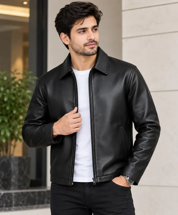 Black_Pu_Leather_Regular_Fit_Jacket_For_Men