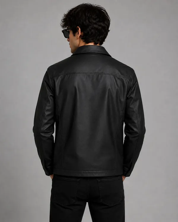 Black_Pu_Leather_Regular_Fit_Jacket_For_Men