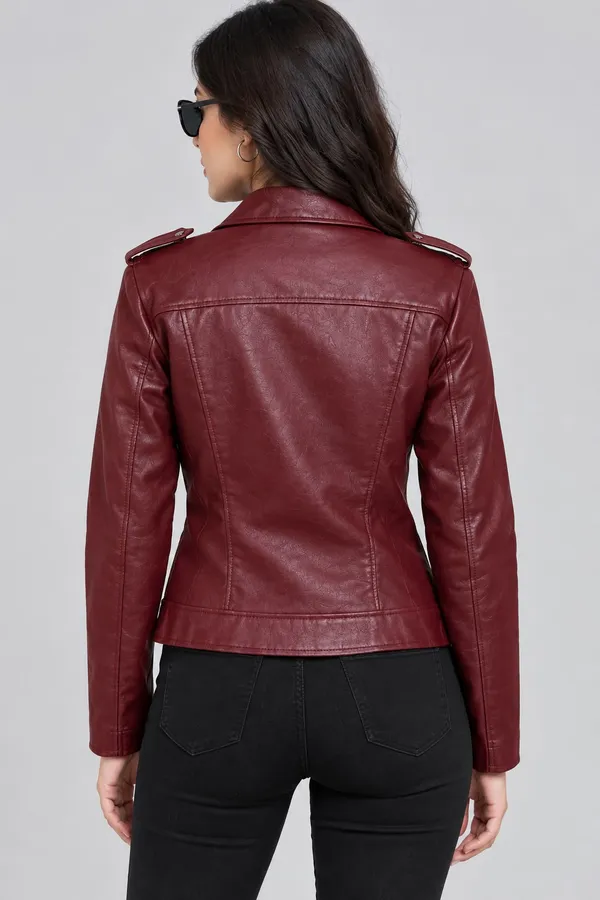 Maroon_Synthetic_Regular_Fit_Jacket_For_Women