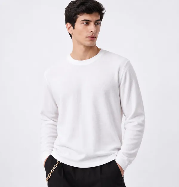 White_Purple_Cotton_Combo_Shirt_For_Men