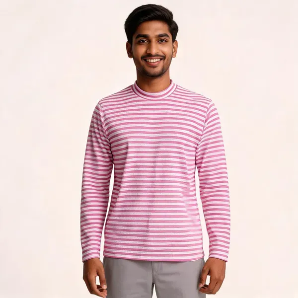 Pink_White_Cotton_Relaxed_Fit_Full_Sleeve_T_Shirt_For_Men