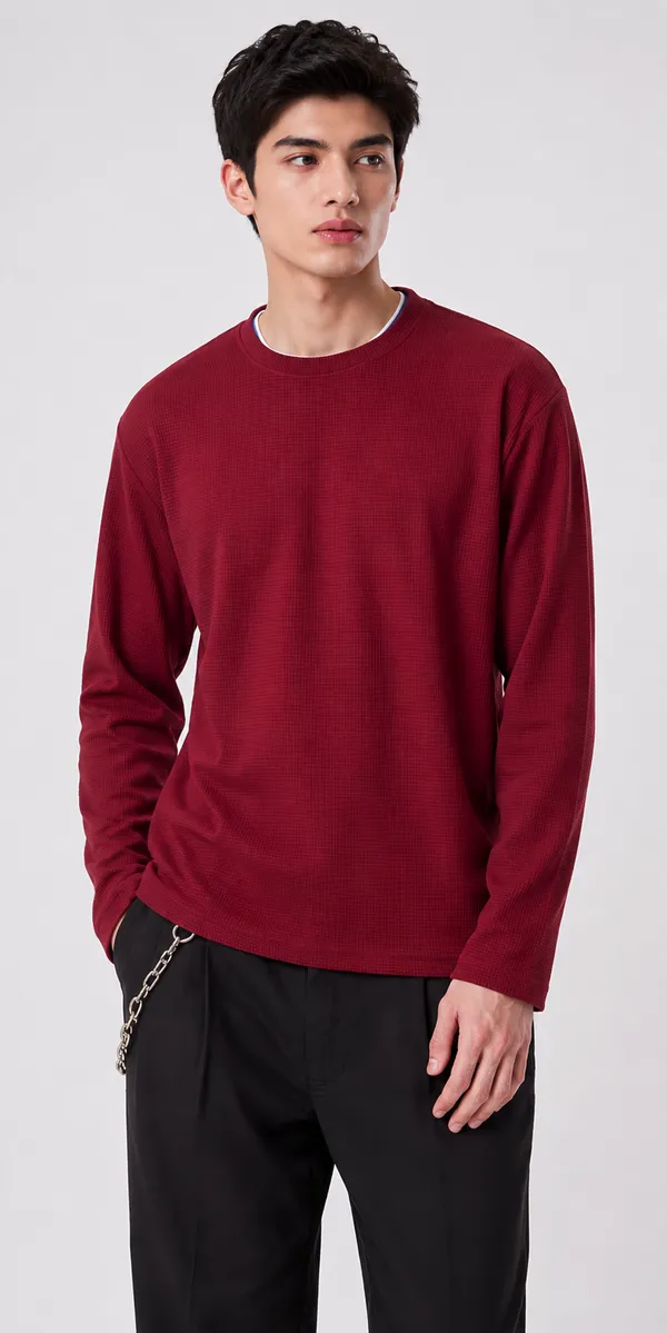 Purple_Red_Cotton_Combo_Shirt_For_Men