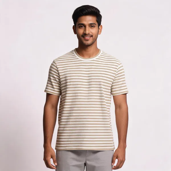 Beige_White_Cotton_Regular_Fit_Striped_T-Shirt_For_Men