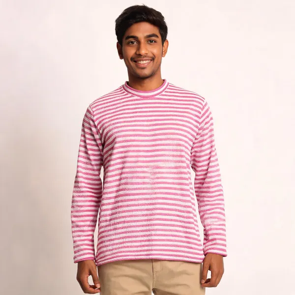 Pink_White_Cotton_Relaxed_Fit_Full_Sleeve_Striped_T-Shirt_For_Men