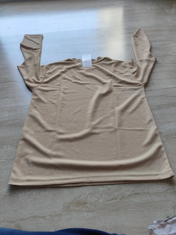 NEXIGO-BEIGE-Men-Tshirt