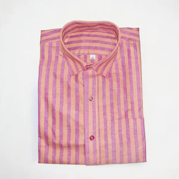 Pink_And_Yellow_Cotton_Regular_Fit_Shirt_For_Men