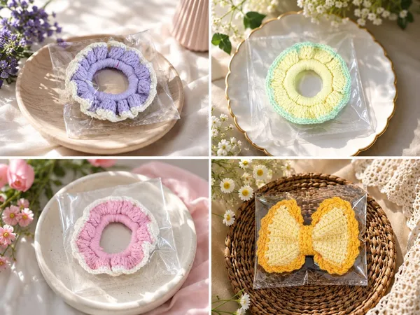 Multicolour_Crochet_Yarn_Hair_Scrunchies_And_Bow_Set_For_Girls,_Hair_Styling,_Daily_Wear_Pack_Of_6
