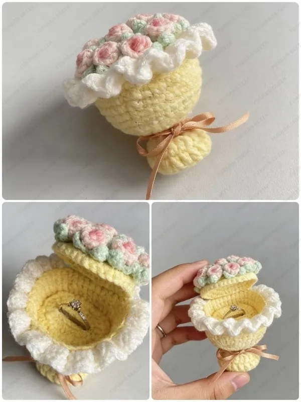 Multicolour_Crochet_Yarn_Jewelry_Box_For_Home,_Jewelry_Storage,_Gifting