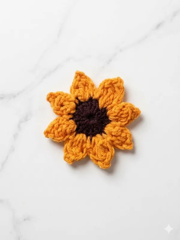 Yellow_And_Brown_Crochet_Yarn_Hair_Tie_For_Women,_Hair_Styling,_Daily_Wear_Pack_Of_5
