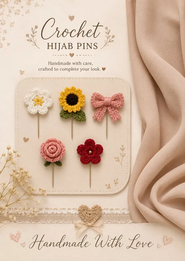 Multicolour_Crochet_Yarn_Hijab_Pins_Set_For_Girls,_Hair_Styling,_Daily_Wear_Pack_Of_5