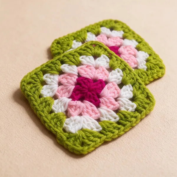 Multicolour_Crochet_Yarn_Tea_Coaster_For_Gifting,_Bag_Accessories,_Accessories_Pack_Of_4