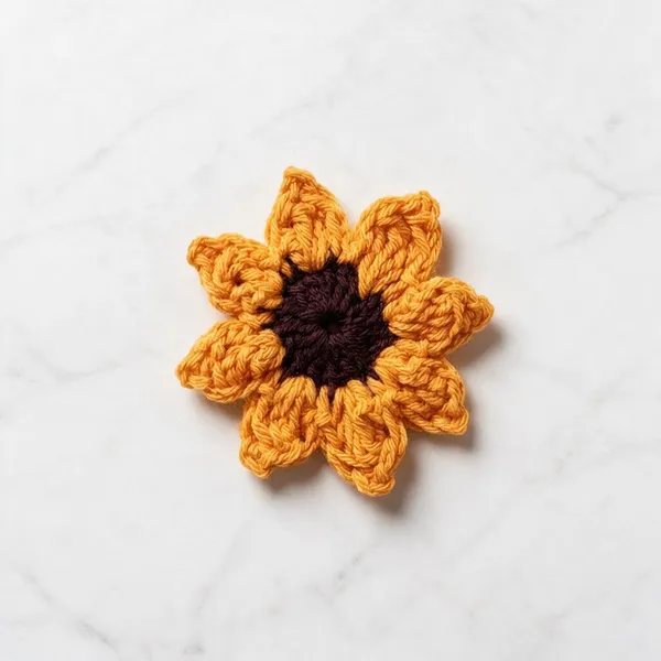 Yellow_And_Brown_Crochet_Yarn_Hair_Tie_For_Women,_Hair_Styling,_Daily_Wear_Pack_Of_5