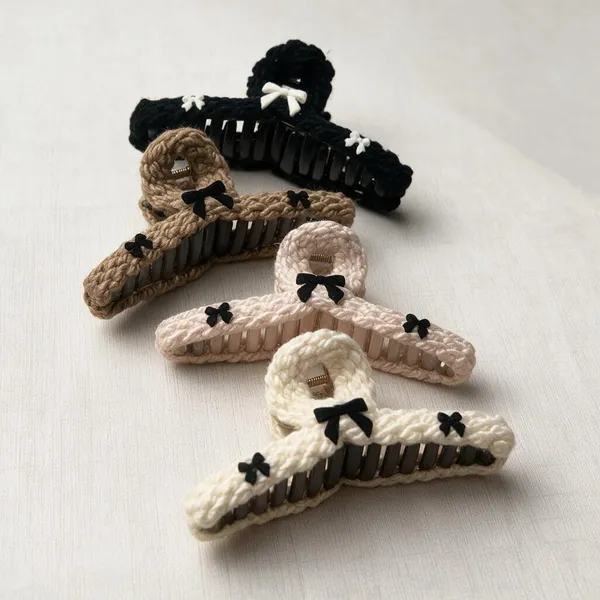 Multicolour_Crochet_Yarn_Hair_Claw_Clips_For_Women,_Hair_Styling,_Daily_Wear_Pack_Of_6