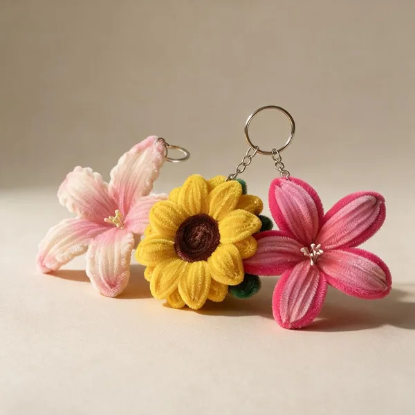 Multicolour_Crochet_Yarn_Charm_For_Gifting,_Bag_Accessories,_Accessories_Pack_Of_3