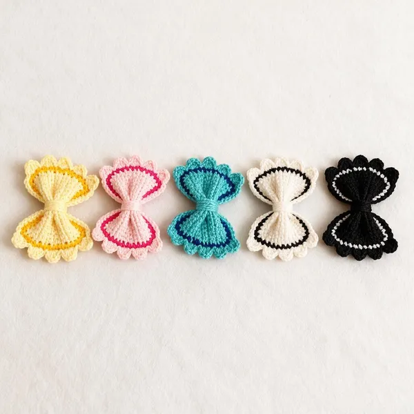 Multicolour_Crochet_Yarn_Hair_Accessories_For_Girls,_Hair_Styling,_Daily_Wear_Pack_Of_5