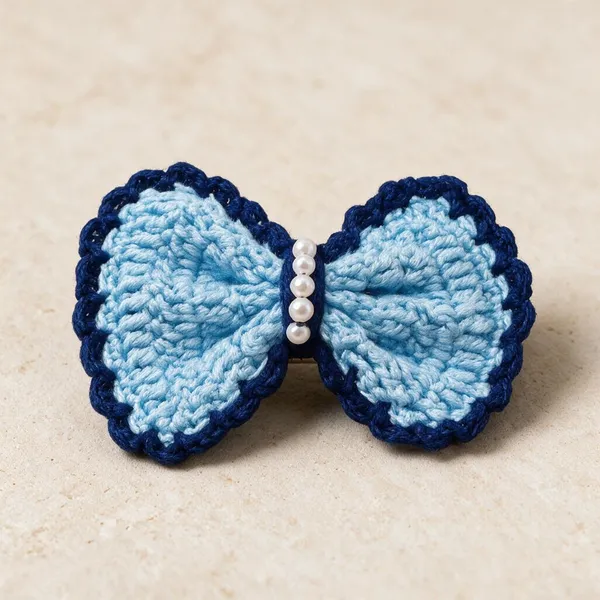 Multicolour_Crochet_Yarn_Hair_Clip_For_Women,_Hair_Styling,_Daily_Wear_Pack_Of_5