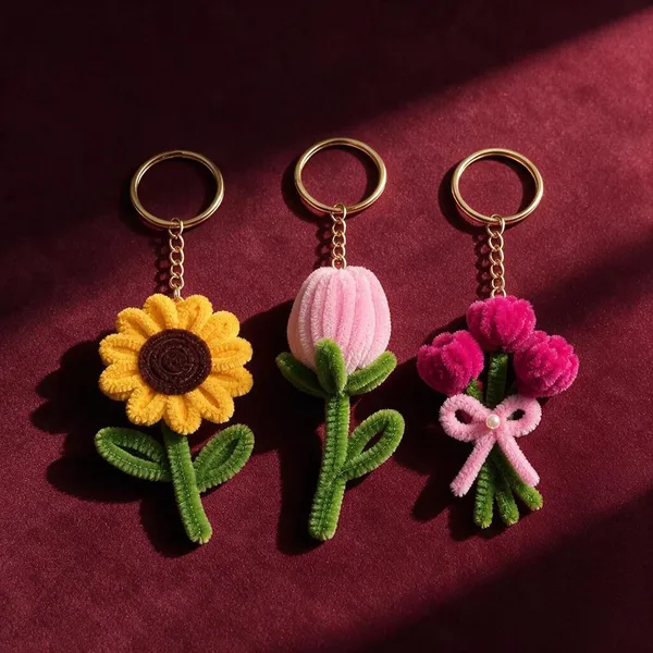 Multicolour_Crochet_Yarn_Charm_Set_For_Girls,_Hair_Styling,_Daily_Wear_Pack_Of_3