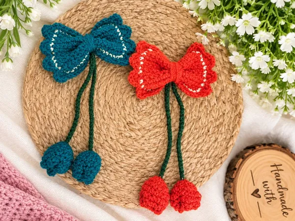 Multicolour_Crochet_Yarn_Hair_Accessories_For_Women,_Daily_Wear,_Shopping_Pack_Of_2