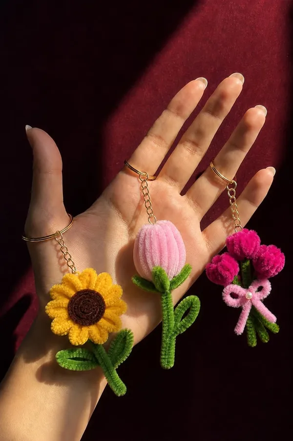 Multicolour_Crochet_Yarn_Charm_Set_For_Girls,_Hair_Styling,_Daily_Wear_Pack_Of_3
