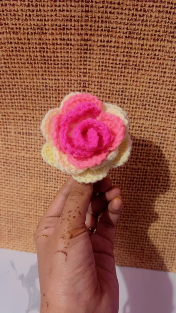 Pink_Crochet_Yarn_Artificial_Flower_For_Travel,_Daily_Use,_Airpods_Protection_Pack_Of_2