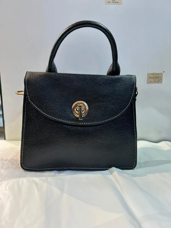 Black_Leather-Look_Structured_Handbag_for_Women